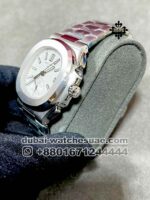 Patek Philippe 5980/1 A-019 Nautilus White Dial with Chrono Stainless steel - Image 3