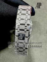 Audemars Piguet Royal Oak 41mm Black Dial Hammered 18k? white Gold? Men's Watch 15410BC.GG.1224BC.01 Black Dial Copy - Image 4
