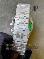 Audemars Piguet Royal Oak Chronograph 41mm Hammered Replica 18k White Gold Ref. 26240BC.GG.1324BC.02 - Image 4