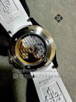 Patek Philippe Aquanaut 5167A Replica Black Dial With White Rubber Strap Copy - Image 4