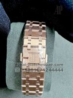 Royal Oak Self-Winding Flying Tourbillon  Green Dial Rose  Gold  Bezel  And Bracelet - Image 4