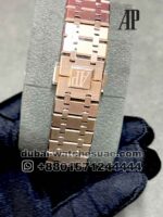 Audemars Piguet  Royal Oak  Chrono Black Dial Rose Gold Bracelet - Image 3