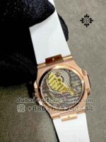 Patek Philippe Nautilus 5712 Black dial With White Rubber Strap - Image 4