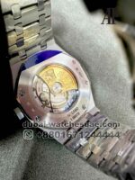 Audemars Piguet Royal Oak 41mm Black Dial Hammered 18k? white Gold? Men's Watch 15410BC.GG.1224BC.01 Black Dial Copy - Image 5