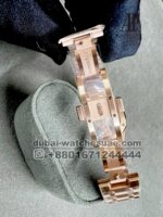 Royal Oak Self-Winding Flying Tourbillon  Green Dial Rose  Gold  Bezel  And Bracelet - Image 5