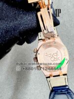 Audemars Piguet Royal Oak Chronograph Blue Dial With Blue Leather Strap Copy - Image 5