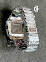 Cartier Santos Iced Out 40 mm Diamond Arabic - Image 4