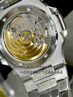 Patek Philippe Nautilus 5711 Steel with custom  White Dial Ruby Bezel - Image 5