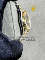 Rolex 31 mm date just two tone Green gold ,Stonework, Roman number,golden flutted bezel - Image 5