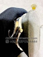 Rolex 31 mm Date Just Gold? Dial Stone Numeric ,Plain Rose  Gold Bezel with Two Tone Oyster? Bracelet - Image 3