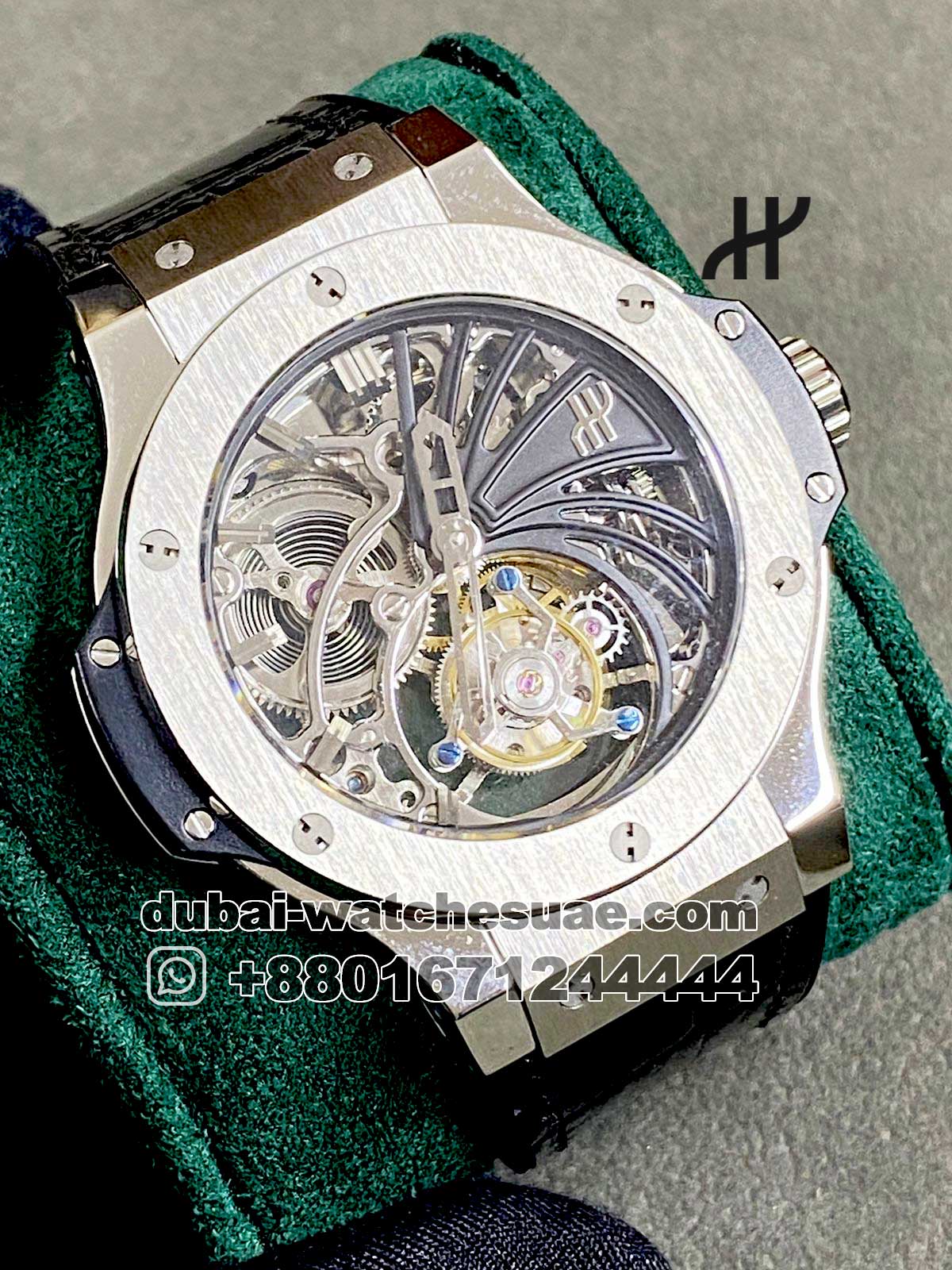 31.1.jpg Hublot Tourbilion Round Steel Bezel Transparent - Image 1