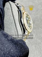 Rolex 31 mm date just two tone Light green face, Stonework Bezel - Image 2