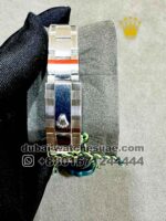 Rolex 31 mm Date Just Violet? Dial Roman Numeric Stoned Bezel with? Oyster? Bracelet Copy - Image 4