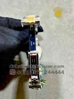 Rolex 31 mm Date Just Gold? Dial Stone Numeric Flutted Gold Bezel with Two Tone Oyster Bracelet Copy - Image 4