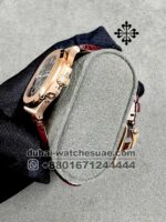 Patek Philippe Nautilus 5712/1A-001  Moon,Gray Dial Gold Bezel  With Brown Leather Strap - Image 3