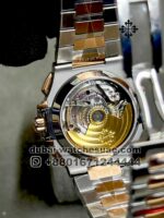 Patek Philippe Nautilus 5980/1AR-001  Automatic Blue Dial Rose Gold Bezel Two tone Bracelet - Image 2
