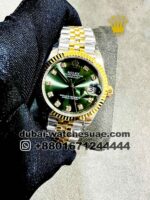 Rolex 31 mm date just Olive Dial Stone Numeric with Two Tone Jubilee? Bracelet Copy