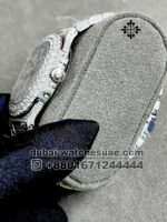 Patek Philippe Nautilus Fully Iced Date Watch For Men 40mm 31.5ct - Image 3