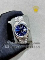 Rolex 36 mm Date Just Blue? Dial With Flutted Bezel and Jubilee Bracelet Copy