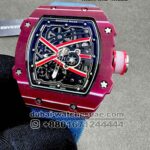 Richard Mille RM 67-02 Red? With Blue Fabric Strap Copy