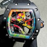 Richard Mille 68-01 Tourbillon Cyril Kongo With Black Velcro Strap Copy