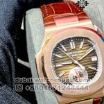Patek Philippe 5980R-001 Flyback Chronograph,Date With Leather Strap Superclone