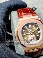 Patek Philippe 5980R-001 Flyback Chronograph,Date With Leather Strap Superclone