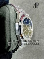 Audemars Piguet Royal Oak 41mm  Hammered 18k? white Gold?Gray Dial  Men's Watch 15410BC.GG.1224BC.01  Copy - Image 2