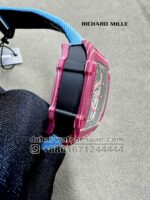Richard Mille RM 67-02 Red? With Blue Fabric Strap Copy - Image 2