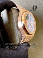 Audemars Piguet Royal Oak Chronograph 41mm Blue Frosted Rose Gold?  Ref. 26239OR.GG.1224OR.01 Copy - Image 2
