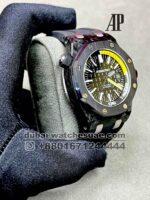 Audemars Piguet Royal Oak Offshore Diver Black Dial  and Yellow Driver With Black Rubber Strap - Image 2