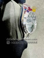 Rolex Date Just 41 mm Green ,Fluted Bezel - Image 2