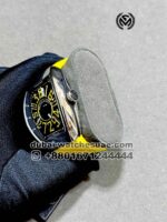 Franck Muller Vanguard? V45 Crazy Hours Black Dial With Yellow Numerals and Yellow Crocodile Leather Strap Copy - Image 2