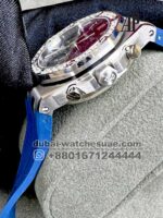 AUDEMARS PIGUET Royal Oak Offshore Chronograph 26231OR.ZZ.D003CA.01 Blue Dial Stoned Bezel With Blu Rubber Strap - Image 2