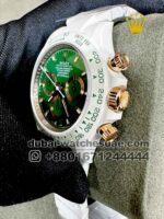 Rolex AET REMOULO Limited Edition Full White Ceramic with Green Dial - Image 5