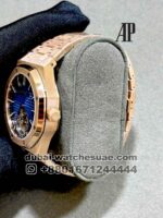 AUDEMARS PIGUET ROYAL OAK TOURBILLON? Blue Dial Rose Gold Bracelet Copy? - Image 3