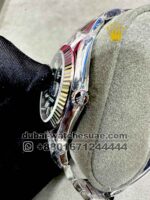 Rolex Date Just 41 mm Green ,Fluted Bezel - Image 5