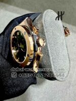 Hublot Classic Fusion Chronograph Titanium Green With Leather Strap Copy - Image 3