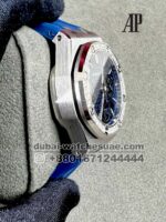 AUDEMARS PIGUET Royal Oak Offshore Chronograph 26231OR.ZZ.D003CA.01 Blue Dial Stoned Bezel With Blu Rubber Strap - Image 3