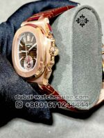 Patek Philippe 5980R-001 Flyback Chronograph,Date With Leather Strap Superclone - Image 3
