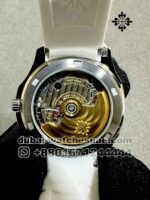 Patek Philippe 5268/200R-001 Silver Bezel? With Zircon Stone and White Dial Copy - Image 4
