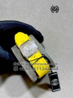 Franck Muller Vanguard? V45 Crazy Hours Black Dial With Yellow Numerals and Yellow Crocodile Leather Strap Copy - Image 4