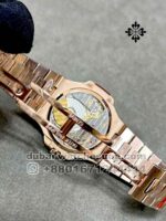 Patek Philippe Nautilus 5712/1R Moon,Rose Gold Dial and Bezel with Gold Plated Bracelet - Image 4