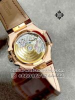 Patek Philippe 5980R-001 Flyback Chronograph,Date With Leather Strap Superclone - Image 6