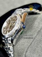 Ladies Rolex 31mm date just classic gray dial flutted bezel Watch: - Image 3