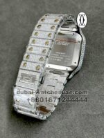 Cartier Santos Iced Out 40 mm Diamond Gold - Image 4