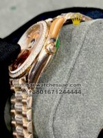 Rolex 36 MM Day Date Copy Watch in Dubai, Rose Gold Face - Image 5