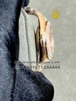 Rolex 36 mm date just Ice out Ever Rose face - Image 3