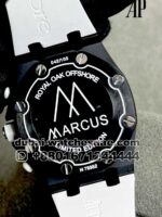 Audemars Piguet Royal Oak Offshore 26299SN.OO.D010CA.01 Black Dial White Sub Dial Black Bezel White Rubber Strap White - Image 3