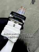 Audemars Piguet Royal Oak Offshore 26299SN.OO.D010CA.01 Black Dial White Sub Dial Black Bezel White Rubber Strap White - Image 4